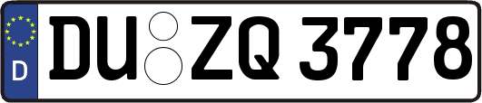 DU-ZQ3778
