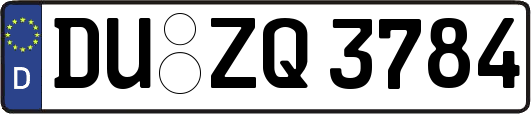 DU-ZQ3784