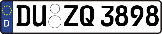 DU-ZQ3898
