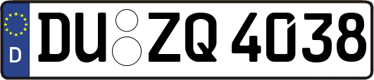 DU-ZQ4038