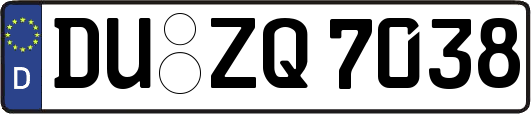 DU-ZQ7038