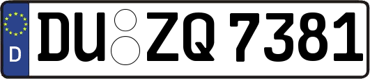 DU-ZQ7381