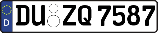 DU-ZQ7587