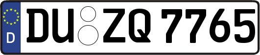 DU-ZQ7765