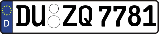 DU-ZQ7781
