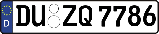 DU-ZQ7786