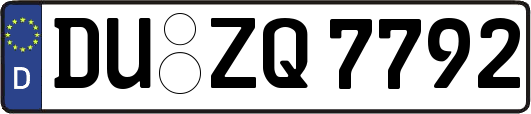 DU-ZQ7792