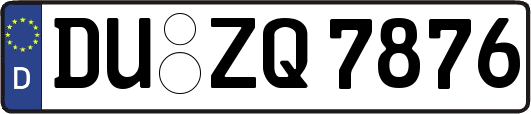 DU-ZQ7876