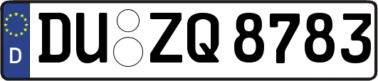 DU-ZQ8783