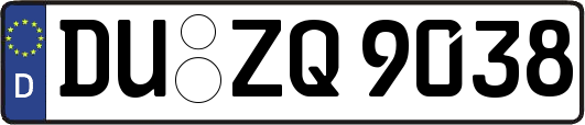 DU-ZQ9038