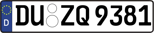 DU-ZQ9381
