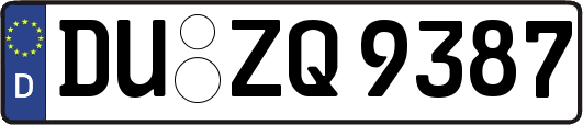 DU-ZQ9387