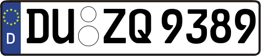 DU-ZQ9389