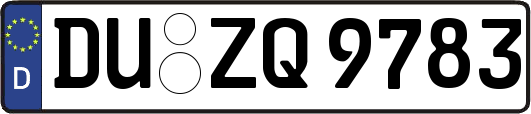 DU-ZQ9783