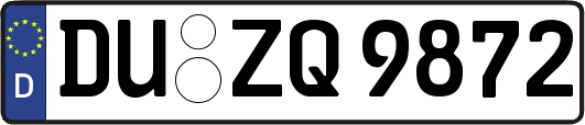 DU-ZQ9872