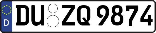 DU-ZQ9874