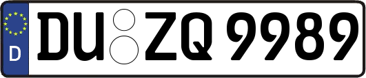 DU-ZQ9989