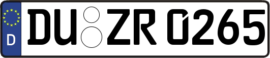 DU-ZR0265
