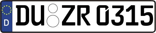 DU-ZR0315