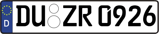 DU-ZR0926