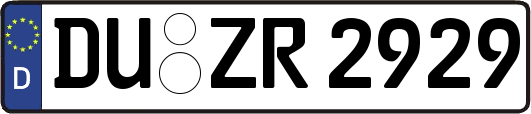 DU-ZR2929