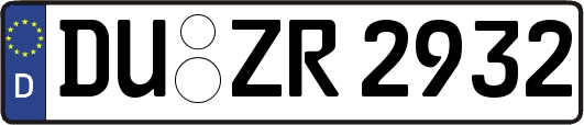 DU-ZR2932