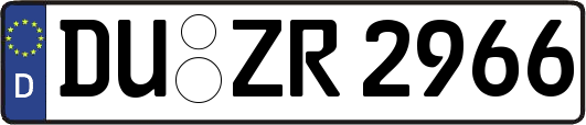 DU-ZR2966