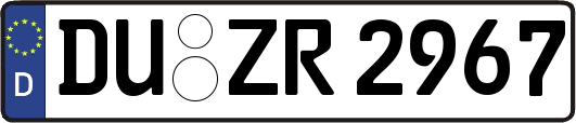 DU-ZR2967