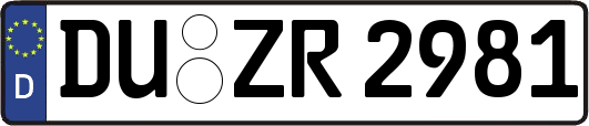 DU-ZR2981