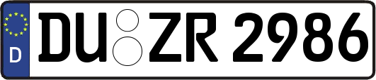 DU-ZR2986