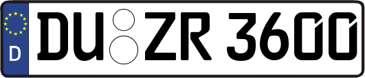 DU-ZR3600