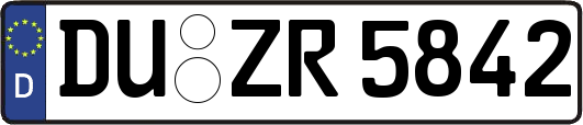 DU-ZR5842