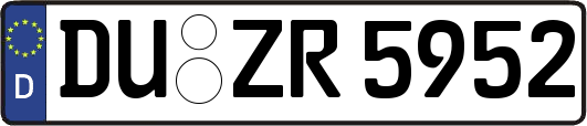DU-ZR5952