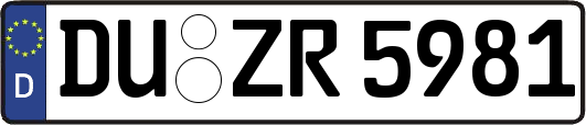 DU-ZR5981