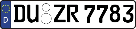 DU-ZR7783