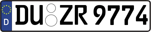DU-ZR9774