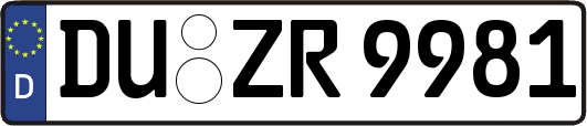 DU-ZR9981