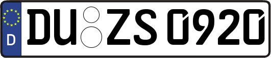 DU-ZS0920