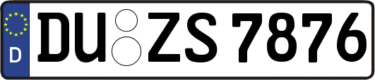 DU-ZS7876