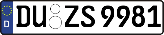 DU-ZS9981