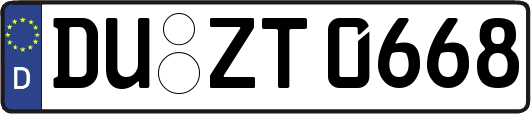 DU-ZT0668