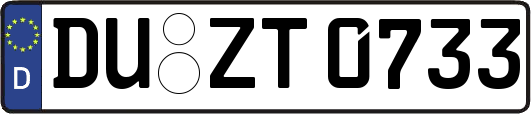 DU-ZT0733