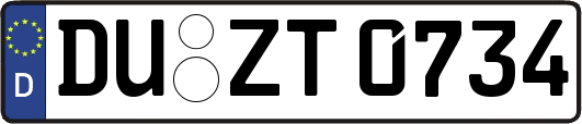 DU-ZT0734