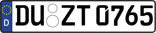 DU-ZT0765