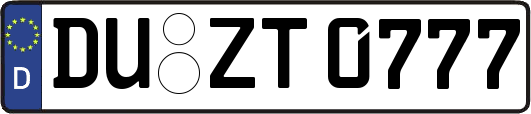 DU-ZT0777