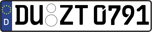 DU-ZT0791