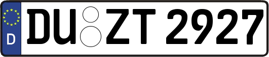 DU-ZT2927