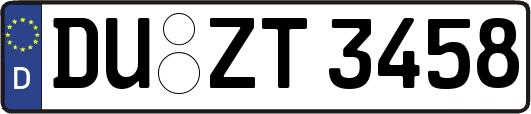 DU-ZT3458