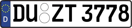 DU-ZT3778