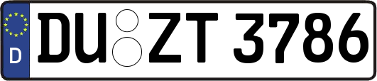 DU-ZT3786